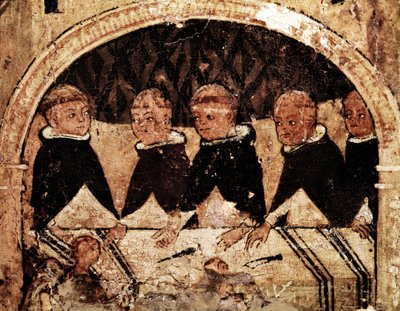 Retablo de la vida de Santo Domingo de Guzmán (1170-1221) de Unknown artist