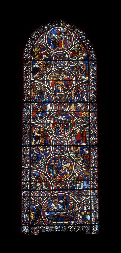 Ventana del deambulatorio (vidriera) de Unknown artist