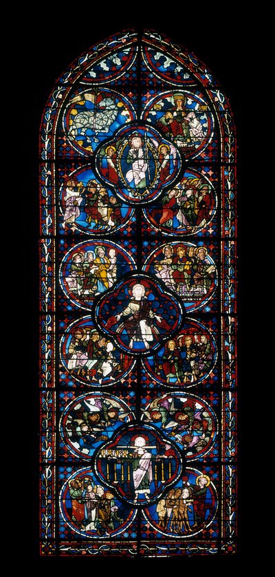 Ventana del deambulatorio (vidriera) de Unknown artist