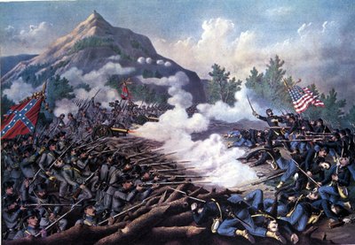 Guerra Civil Americana (1861 - 1865): Batalla de Kennesaw Mountain (Georgia) 27 de junio de Unknown artist