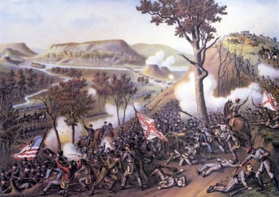 Guerra Civil Americana (1861 - 1865): Asedio de Missionary Ridge, 25 de noviembre de Unknown artist