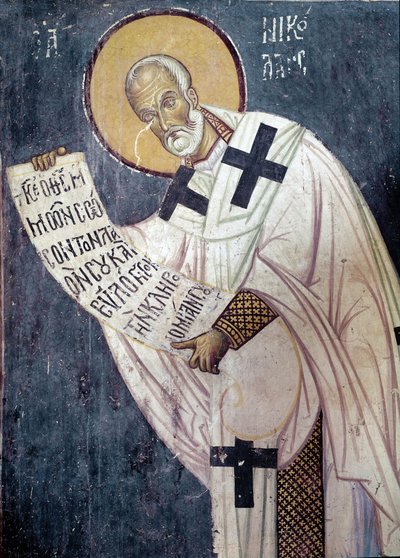 Un apóstol (fresco) de Unknown artist