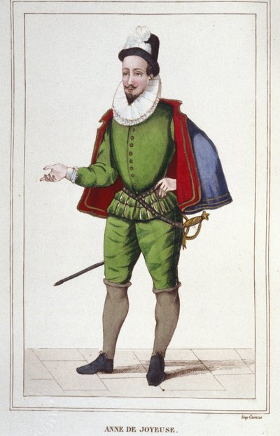 Anne de Batarnay, Barón de Arques, Duque de Joyeuse, conocido como Anne de Joyeuse (1561-1587). Almirante de Francia y favorito de Enrique III. de Unknown artist