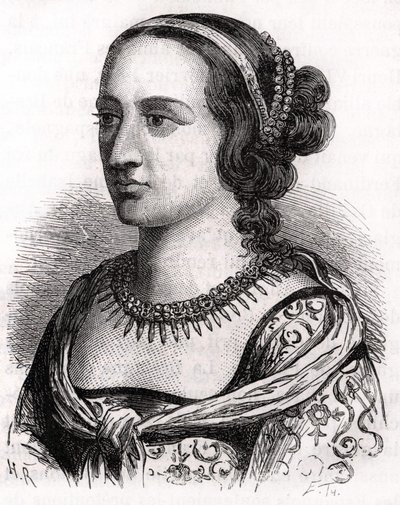Anne de Francia, conocida como la Dama de Beaujeu (1461 - 1522) de Unknown artist