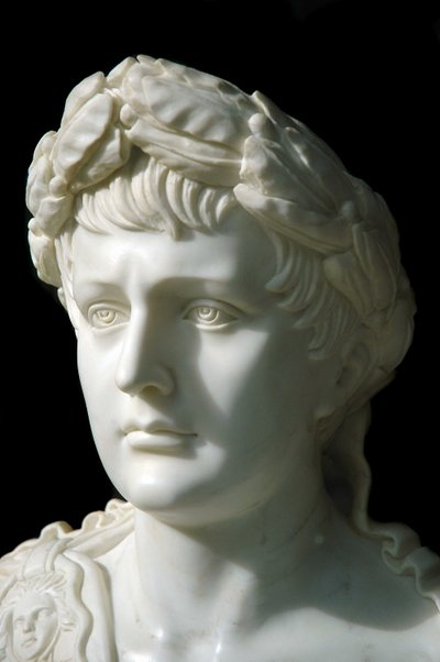 Busto anónimo de mármol del siglo XIX de Napoleón I emperador de los franceses. de Unknown artist