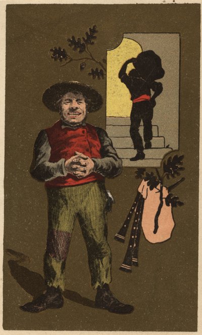 Cromolitografía anónima, finales del siglo XIX. de Unknown artist