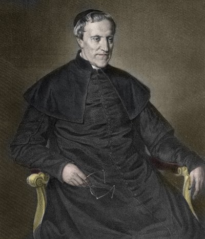 Antonio Rosmini (1797-1855), filósofo y sacerdote italiano - Retrato del sacerdote y filósofo italiano Antonio Rosmini Serbati (1797-1855) de Unknown artist