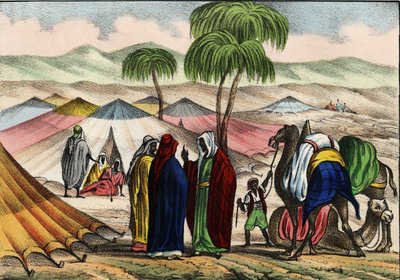 Caravana árabe en Argelia de Unknown artist