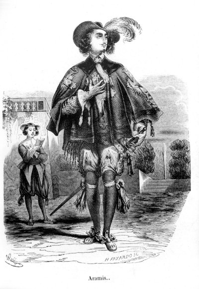 Aramis - en “Los tres mosqueteros” de Alexandre Dumas Padre. de Unknown artist