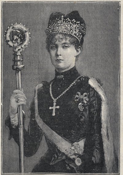 Archiduquesa Margarita Clementina de Austria - Margarita Clementina María de Austria 1870-1955 Archiduquesa de Austria - grabado de 1892 de Unknown artist