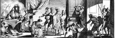 Arresto de Lavoisier en su estudio de Unknown artist