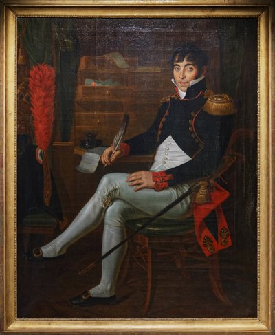 Oficial de artillería bajo el Imperio, c. 1804-15 de Unknown artist