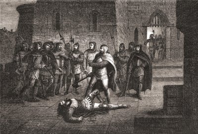Asesinato de Etienne Marcel en 1358 - en "L