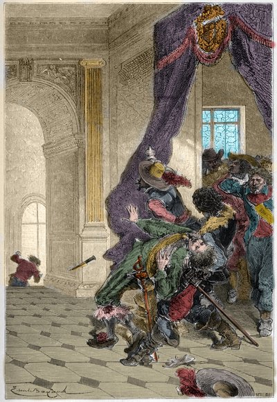 Asesinato del Duque de Buckingham - George Villiers de Unknown artist