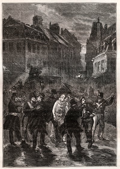 Atentados contra Luis Felipe I - La conspiración de la rue des Prouvaires - El 1 de febrero de Unknown artist