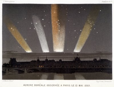 Aurora Boreal observada en París el 13/05/1869 - en 