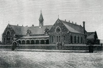 Australia: An Adelaide Public School, c.1885 (grabado) de Unknown artist