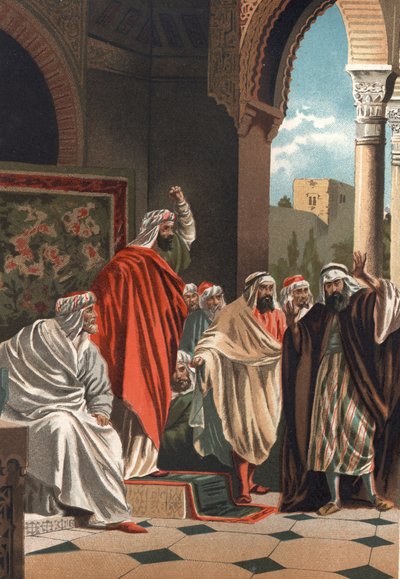 Averroes, filósofo y médico árabe (1126-1198). De “La Ciencia y sus Hombres” por Louis Figuier. Barcelona 1881 de Unknown artist