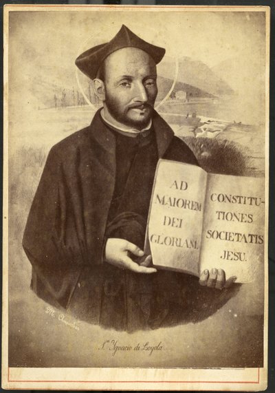 Azpeitia: Retrato pintado de San Ignacio de Loyola, fundador de la Compañía de Jesús y de los Jesuitas. de Unknown artist