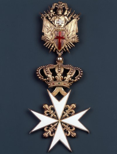 Bailli de honor y devoción. Cruz de Malta. 1850. Colección de soldados de antaño. París. de Unknown artist