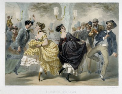 Baile en la Closerie des Lilas, circa 1860 de Unknown artist