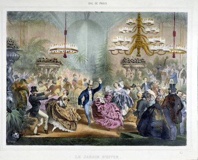 Baile en el Jardín de Invierno de Unknown artist