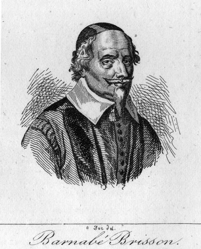 Barnabé Brisson, magistrado francés 1530-1591 de Unknown artist