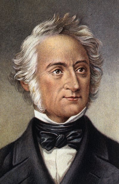 Barón Justus von Liebig, químico alemán . de Unknown Artist