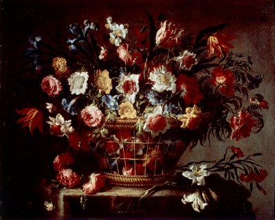 Cesta de flores de Unknown artist