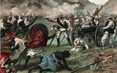 Batalla de Abba Karima (Adoua, Etiopía) entre Etiopía e Italia de Unknown artist