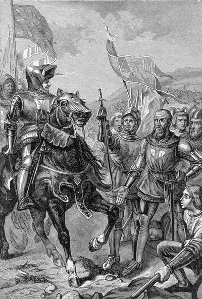 Batalla de Cocherel (hoy Houlbec-Cocherel, cerca de Evreux), 16 de mayo de Unknown artist