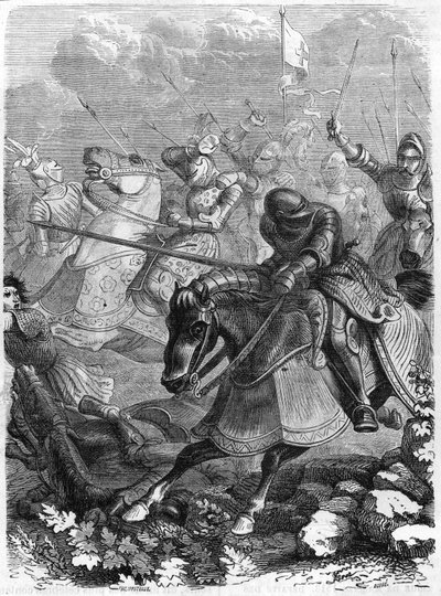 Batalla de Guinegate o Guinegatte (Francia), Día de las espuelas, 16 de agosto de Unknown artist