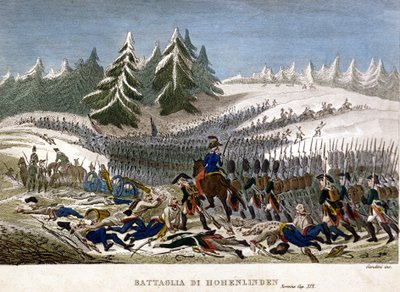 Batalla de Hohenlinden el 3 de diciembre de Unknown artist