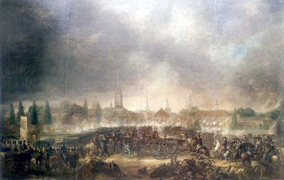Batalla de Leipzig (Batalla de las Naciones), 16-19 de octubre de Unknown artist