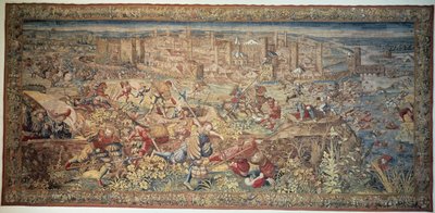 Batalla de Pavía. Tapiz. Siglo XVII. Museo de Capodimonte, Nápoles. de Unknown artist