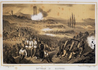 Batalla de Solferino de Unknown artist