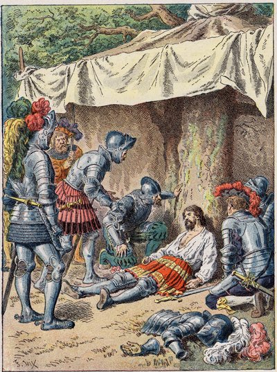 La muerte de Bayard en 1524 de Unknown artist