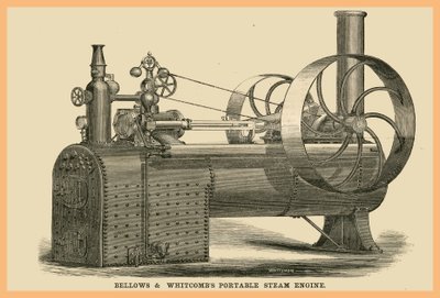 Fuelle - Máquina de vapor portátil Whitcomb de Unknown Artist