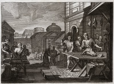 Biblia de Royaumont, Antiguo Testamento: Sitio de Samaria. El rey de Siria sitió la ciudad de Samaria y la redujo a una terrible hambruna. Ilustración de 1811 de Unknown artist