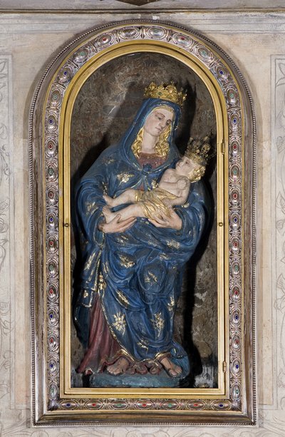 Virgen Bendita de los Milagros, c.1350 de Unknown artist