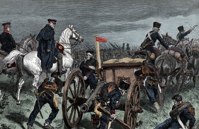 La marcha de Blücher a Waterloo de Unknown artist
