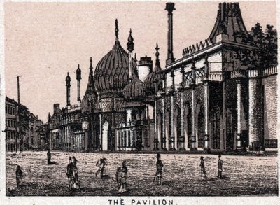 Brighton, Inglaterra: vista del pabellón. en "El mundo ilustra 168 vistas" Sin fecha (finales del siglo XIX) de Unknown artist