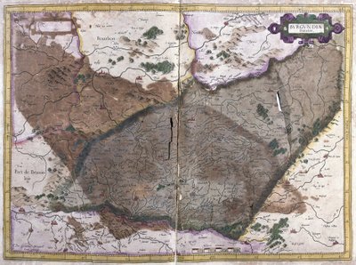 Borgoña, Francia (grabado) de Unknown artist