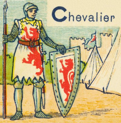 C como caballero de Unknown artist