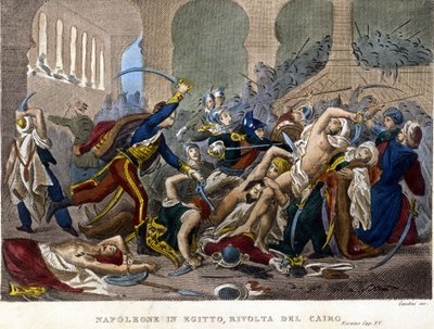 Campaña de Egipto (1798-1801), Napoleón en Egipto: Revuelta de El Cairo de Unknown artist