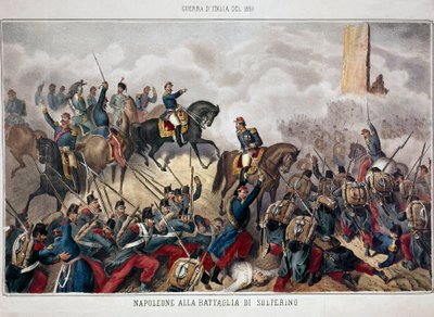 Campaña de Italia: Batalla de Solferino, 24 de junio de Unknown artist