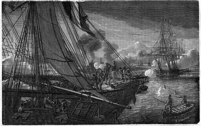Captura de San Juan de Ulúa (México) por el ala francesa bajo el almirante Baudin el 27 de noviembre de 1838 de Unknown artist