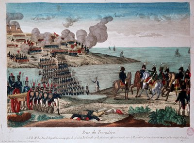 Captura del Trocadero por los franceses de Unknown artist