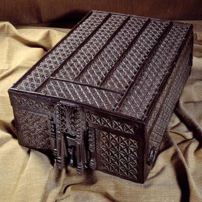 Casete que contiene el tratado de Amiens de 1527 de Unknown artist