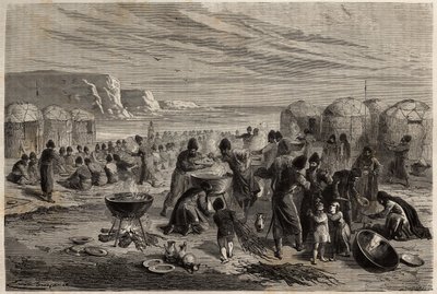 Cauda-yoli, la fiesta religiosa anual turcomana de Unknown artist